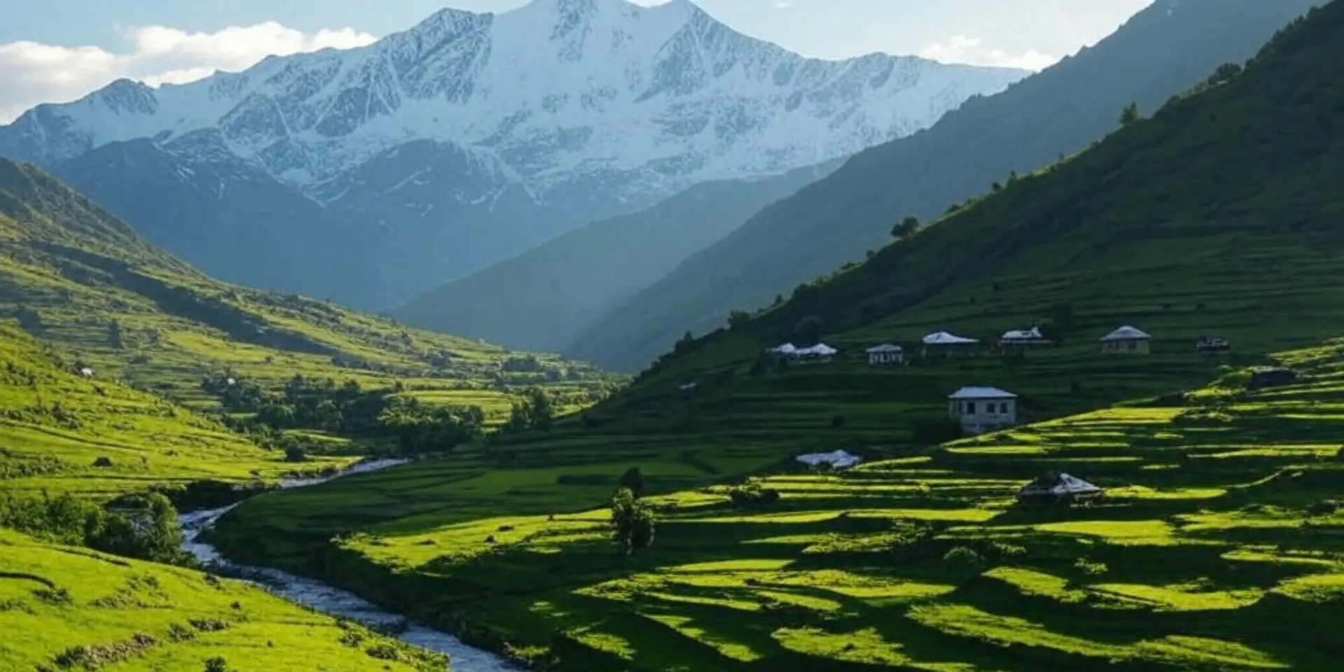 India pakistan border in keran valley