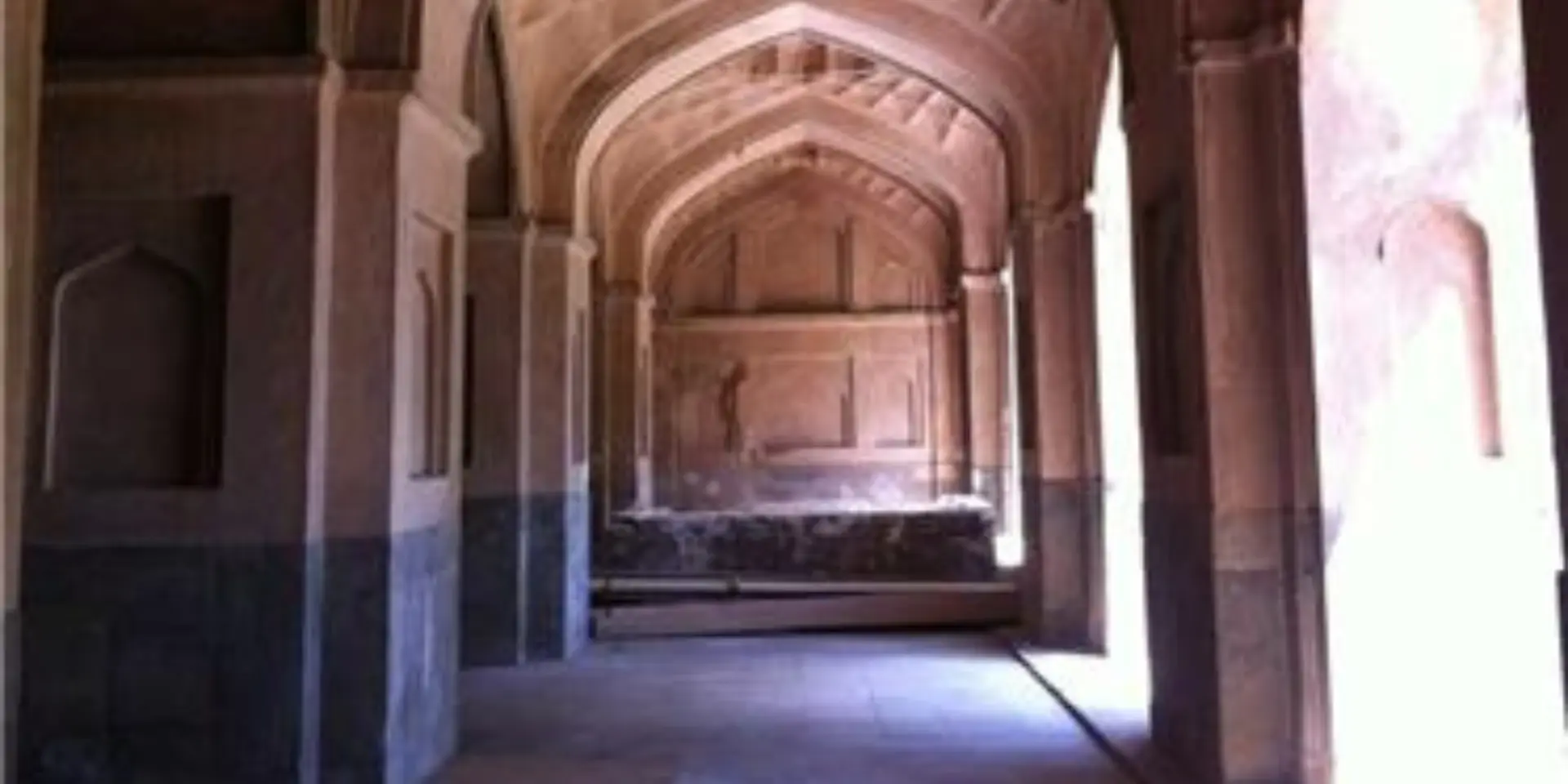 Interior view of Pathar Masjid